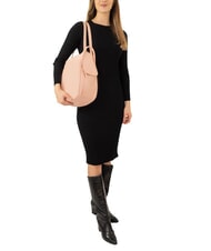 LESAC TRIO Rucsac din piele Nappa somon - Genți femei - 4