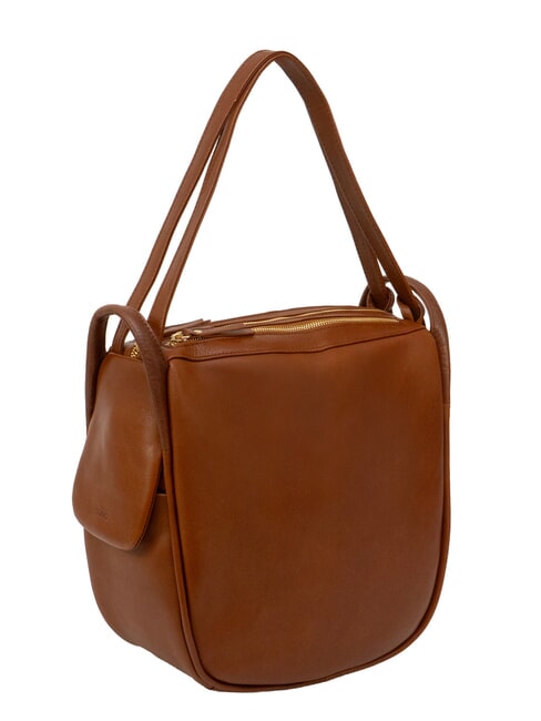 TRIO Rucsac din piele Nappa piele - Genți femei