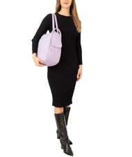 LESAC TRIO Rucsac din piele Nappa lavandă - Genți femei - 4