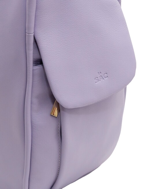 TRIO Rucsac din piele Nappa lavandă - Genți femei