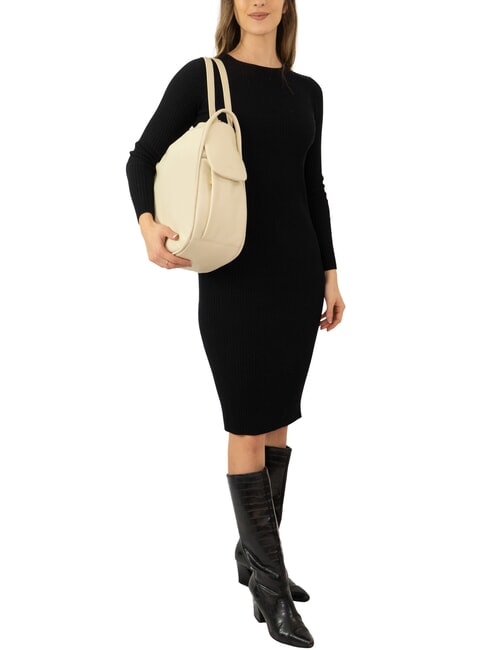 TRIO Rucsac din piele Nappa fildeş - Genți femei