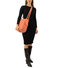 LESAC TRIO Rucsac din piele Nappa coral - Genți femei - 5