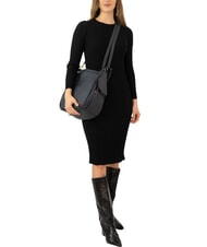 LESAC TRIO Rucsac din piele Nappa albastru - Genți femei - 5