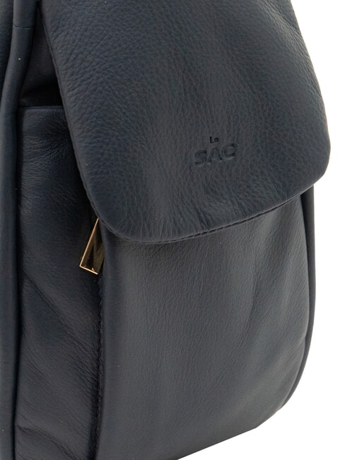 TRIO Rucsac din piele Nappa albastru - Genți femei