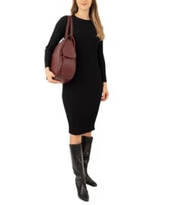 LESAC TRIO Rucsac din piele Nappa tescovină de struguri - Genți femei - 4