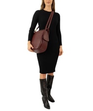 LESAC TRIO Rucsac din piele Nappa tescovină de struguri - Genți femei - 5