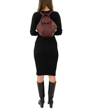 LESAC TRIO Rucsac din piele Nappa tescovină de struguri - Genți femei - 6