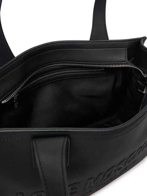 SIGNATURE LOVE Geantă de cumpărături de umăr negru - Genți femei