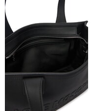 LOVE MOSCHINO SIGNATURE LOVE Geantă de cumpărături de umăr negru - Genți femei - 5