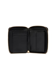 LOVE MOSCHINO EMBOSSED Portofel mediu cu fermoar negru - Portofele femei - 2