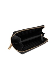 LOVE MOSCHINO EMBOSSED Portofel mare cu fermoar negru - Portofele femei - 2