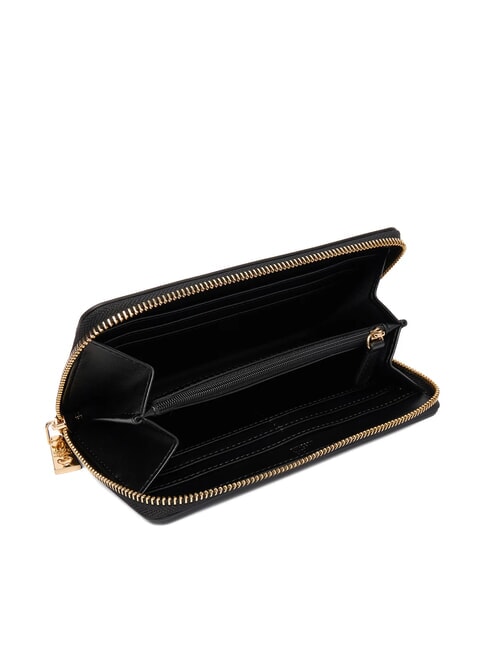 BOLD LOVE Portofel mare cu fermoar negru - Portofele femei