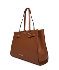 LOVE MOSCHINO SOFT SCULPT Geantă de cumpărături de umăr PIELE - Genți femei - 2