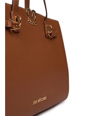 LOVE MOSCHINO SOFT SCULPT Geantă de cumpărături de umăr PIELE - Genți femei - 3