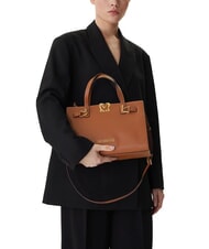 LOVE MOSCHINO SOFT SCULPT Geantă de m&acirc;nă cu curea de umăr PIELE - Genți femei - 5