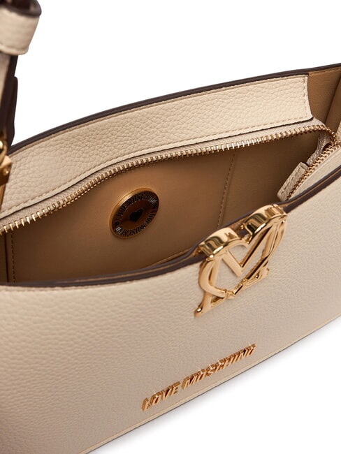 SOFT SCULPT Geantă de umăr fildeş - Genți femei