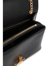 LOVE MOSCHINO HEART TURNLOCK Geantă de umăr convertibilă negru - Genți femei - 6