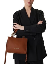 LOVE MOSCHINO JEWEL Geantă tip servietă cu curea de umăr PIELE - Genți femei - 5