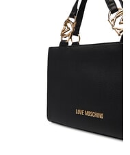LOVE MOSCHINO JEWEL Geantă tip servietă cu curea de umăr negru - Genți femei - 3