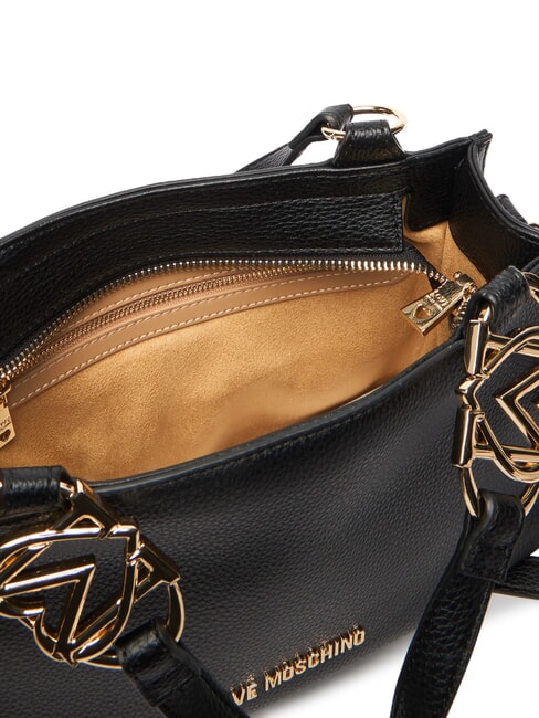 JEWEL Geantă tip servietă cu curea de umăr negru - Genți femei