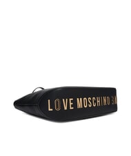 LOVE MOSCHINO GIANT Geantă de cumpărături de umăr negru - Genți femei - 6