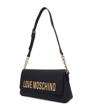 LOVE MOSCHINO BOLD LOVE Geantă de umăr cu inserție de lanț negru - Genți femei - 2