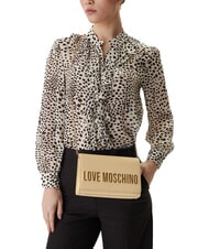 LOVE MOSCHINO SMART DAILY Geantă de umăr cu lanț unt - Genți femei - 5