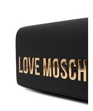 LOVE MOSCHINO SMART DAILY Geantă de umăr cu lanț negru - Genți femei - 3