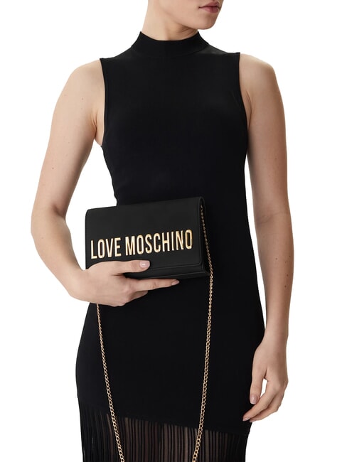 SMART DAILY Geantă de umăr cu lanț negru - Genți femei