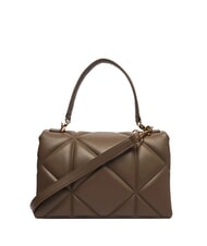 LOVE MOSCHINO EMBOSSED Geantă tip servietă cu curea de umăr noroi - Genți femei - 2