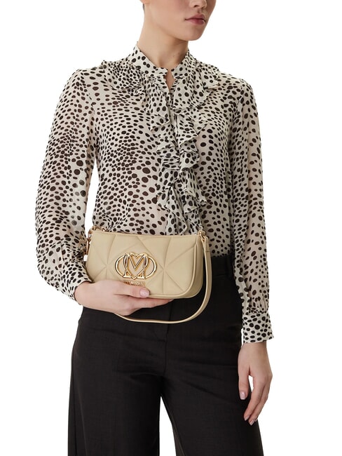 EMBOSSED Geantă mică de umăr unt - Genți femei