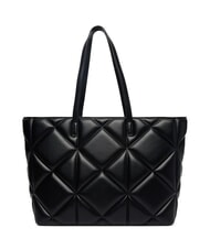 LOVE MOSCHINO EMBOSSED Geantă de cumpărături de umăr negru - Genți femei - 4