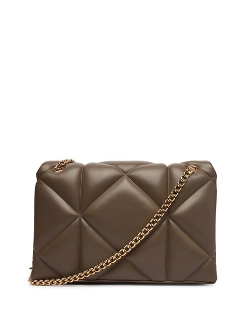 EMBOSSED Geantă de umăr convertibilă noroi - Genți femei