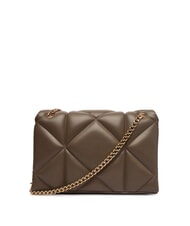 LOVE MOSCHINO EMBOSSED Geantă de umăr convertibilă noroi - Genți femei - 3