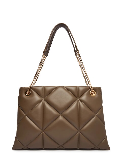 EMBOSSED Geantă de umăr cu m&acirc;nere din lanț noroi - Genți femei