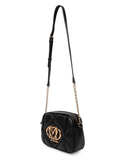 EMBOSSED Geantă pentru cameră negru - Genți femei