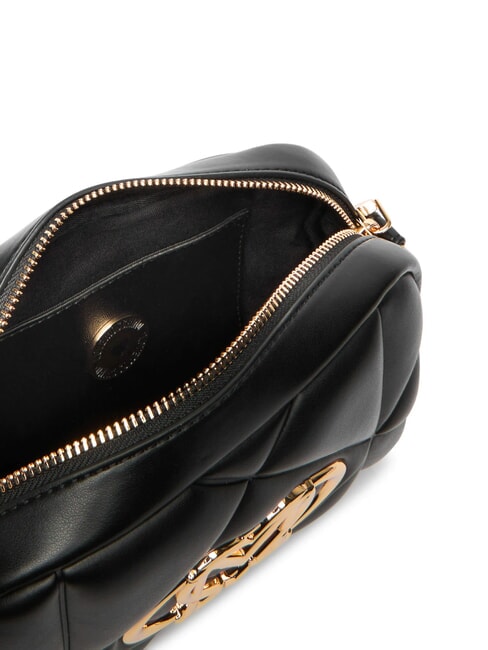 EMBOSSED Geantă pentru cameră negru - Genți femei