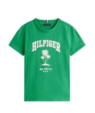 TOMMY HILFIGER TH KIDS Tricou din bumbac cu m&acirc;necă scurtă verde radiant - Tricou copil - 4