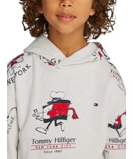 TOMMY HILFIGER TH KIDS Hanorac cu gluga erica albă ca zăpada - Hanorac pentru bebeluși - 3