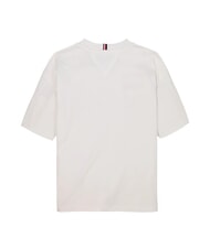 TOMMY HILFIGER TH KIDS Tricou cu m&acirc;necă scurtă, croială lejeră alb - Tricou copil - 5