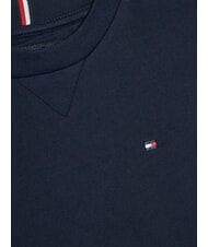 TOMMY HILFIGER TH KIDS Tricou cu m&acirc;necă scurtă și broderie cu steag bleumarin noapte &icirc;ntunecată - Tricou copil - 3