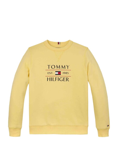 TH KIDS Hanorac cu guler rotund și imprimeu lemongrass - Hanorac pentru bebeluși