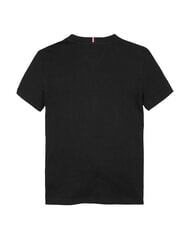 TOMMY HILFIGER TH KIDS Tricou cu imprimeu maxi al logo-ului negru - Tricou copil - 5