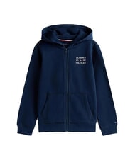 TOMMY HILFIGER TH KIDS Hanorac cu fermoar complet pentru copii bleumarin noapte &icirc;ntunecată - Hanorac pentru bebeluși - 3