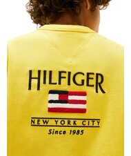 TOMMY HILFIGER TH KIDS Tricou cu m&acirc;necă scurtă și steag fructul carambolei galbene - Tricou copil - 4