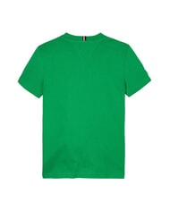 TOMMY HILFIGER TH KIDS Tricou cu imprimeu maxi al logo-ului verde radiant - Tricou copil - 5
