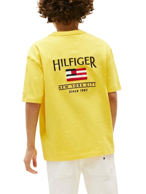 TH KIDS Tricou cu m&acirc;necă scurtă și steag fructul carambolei galbene - Tricou copil