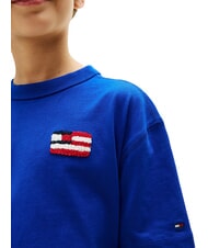 TOMMY HILFIGER TH KIDS Tricou cu m&acirc;necă scurtă și steag albastru pană - Tricou copil - 3