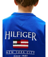 TOMMY HILFIGER TH KIDS Tricou cu m&acirc;necă scurtă și steag albastru pană - Tricou copil - 4