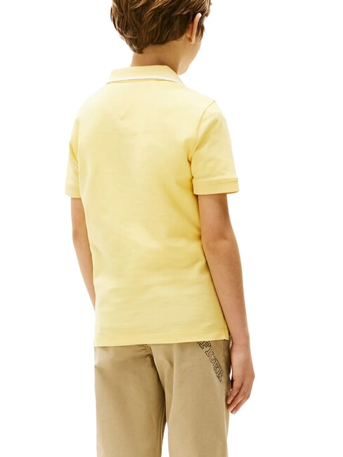 TH KIDS Tricou polo cu m&acirc;necă scurtă pentru copii lemongrass - Tricou copil